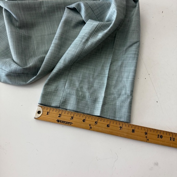 Lauren Ralph Lauren UltraFlex Light Green Scratched Dress Pants Mens 30 x 32 NWT - Picture 8 of 8